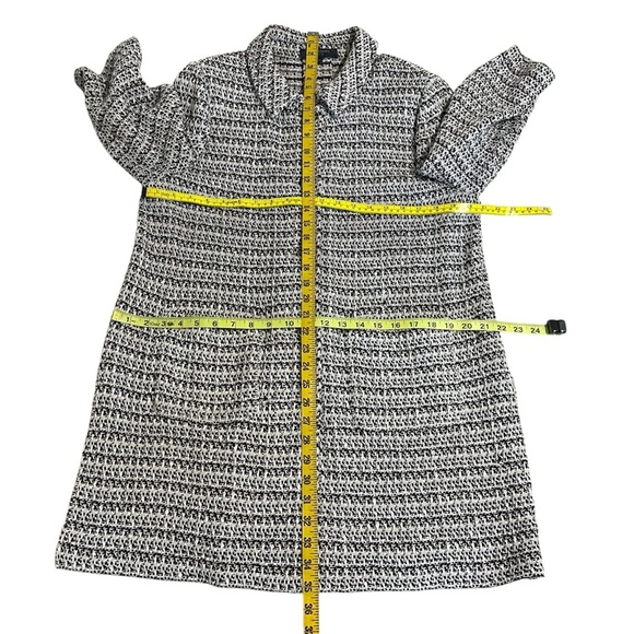 St. John Longline Tweed Blazer Jacket 3/4 Sleeves Women’s Sz 12 Designer Classic - Picture 8 of 16